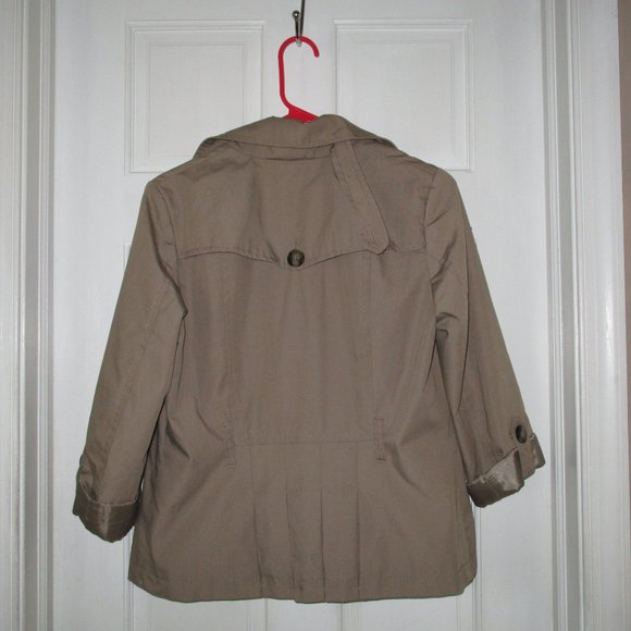 Waist Length Trench Coat - Picture 4 of 9